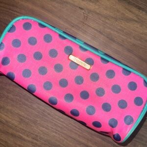 Trina Polka Dot Pencil Pouch/Makeup Case